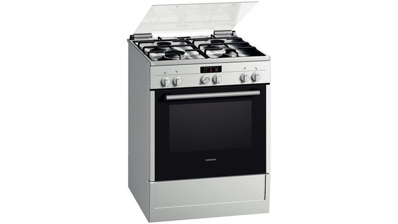 Siemens HR625520T Отдельностоящий Gas hob A Нержавеющая сталь кухонная плита