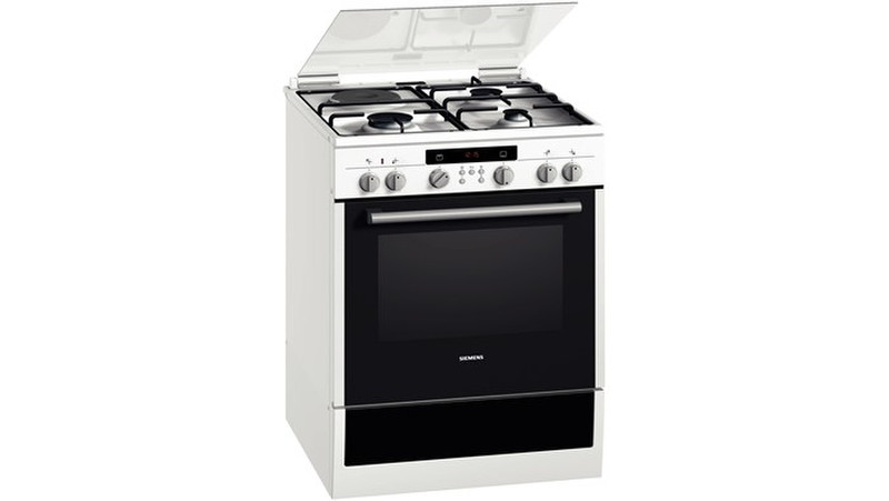 Siemens HR64D210T Freestanding Gas hob A White cooker