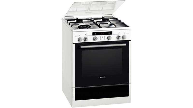 Siemens HR74W220T Freestanding Gas hob A White cooker