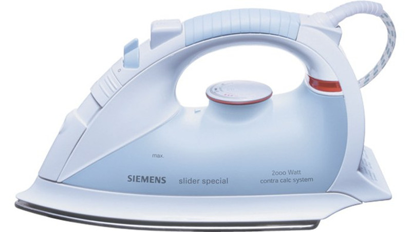 Siemens TB11301 Steam iron Stainless Steel soleplate 2200W Blue,White iron