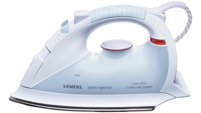 Siemens TB11310 Steam iron Stainless Steel soleplate 2200W Blue,White iron