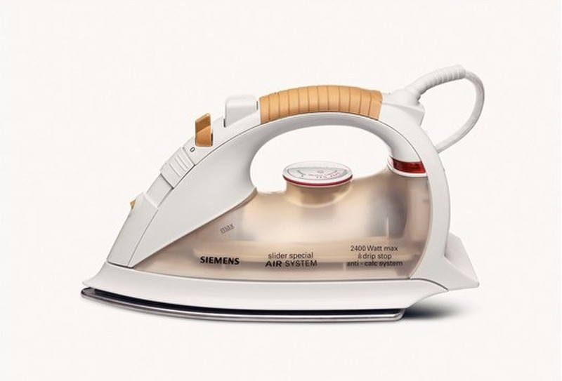 Siemens TB11316 Steam iron Stainless Steel soleplate 2400W Sand,White iron