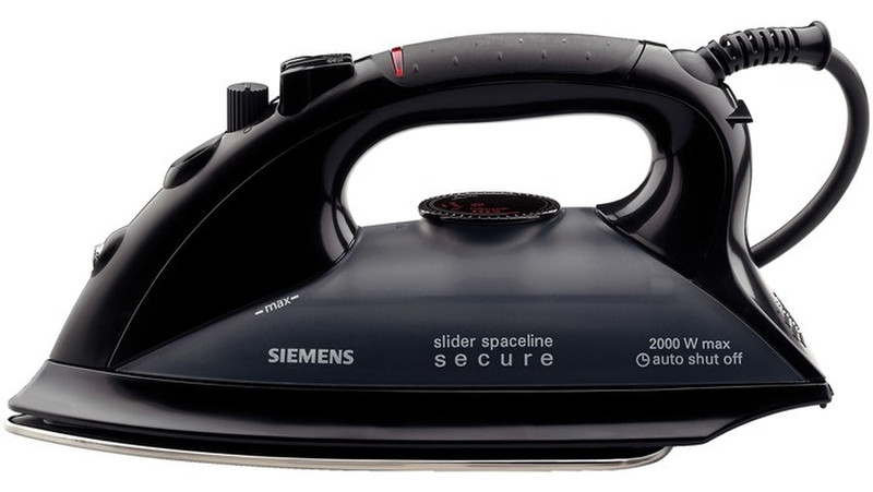 Siemens TB24318 Steam iron Stainless Steel soleplate 2000W Black,Grey iron