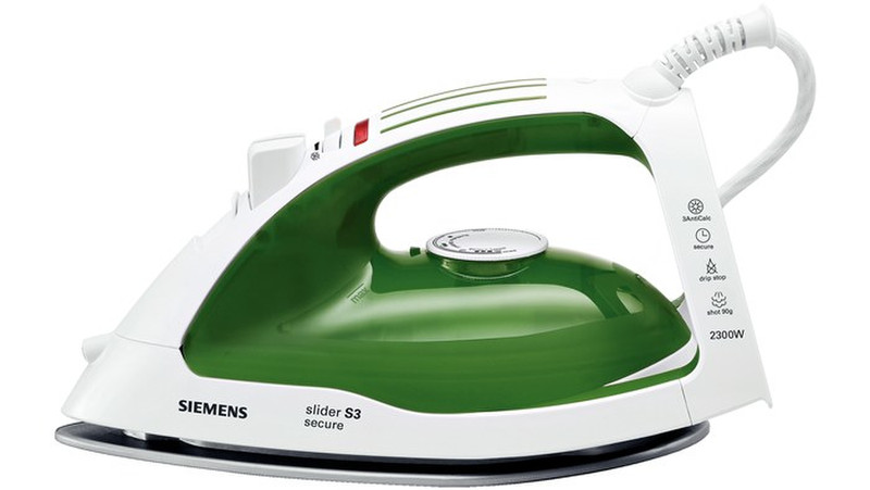 Siemens TB46135 Dry & Steam iron Titanium soleplate 2300Вт Зеленый, Белый утюг