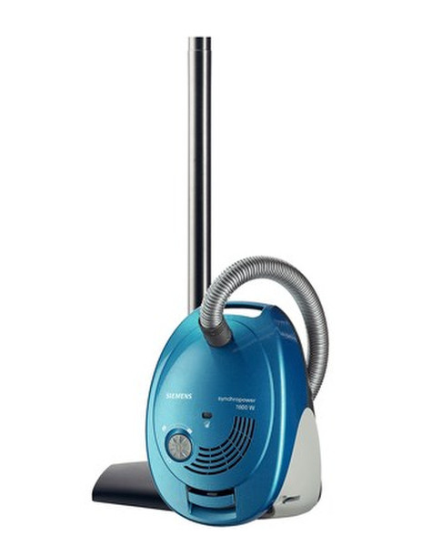 Siemens VS06G1601 Zylinder-Vakuum 4l 1600W Blau, Metallisch Staubsauger