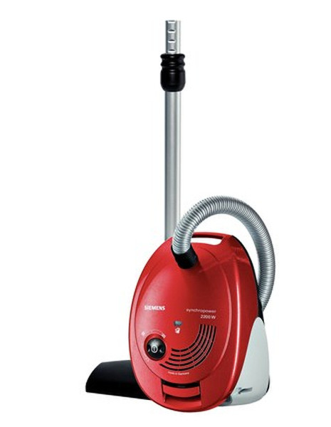 Siemens VS06G2201 Cylinder vacuum 4L 2200W Cherry,Metallic,Red vacuum