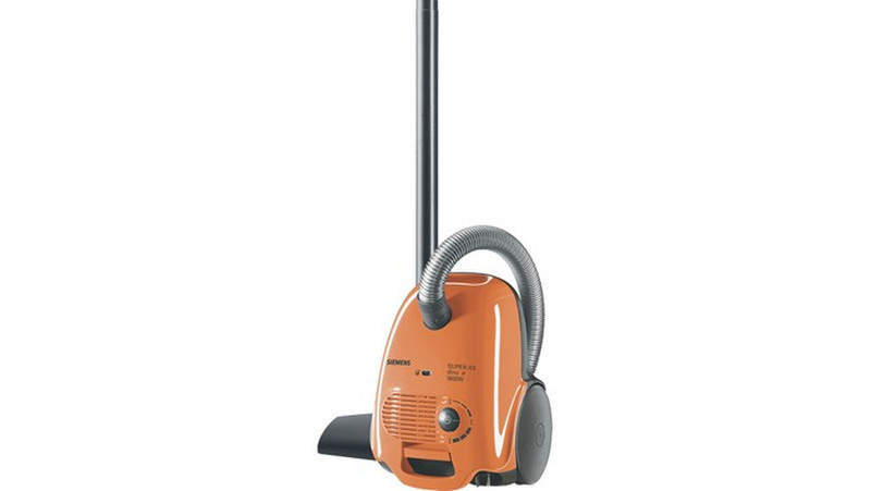 Siemens VS55A01 Cylinder vacuum cleaner 3.5L 1800W Black,Orange vacuum