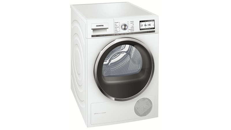 Siemens WT48Y800TR freestanding Front-load 8kg A+++ White tumble dryer