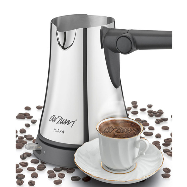 Arzum AR343 Turkish coffee maker 0.3L 4cups Black,Stainless steel coffee maker