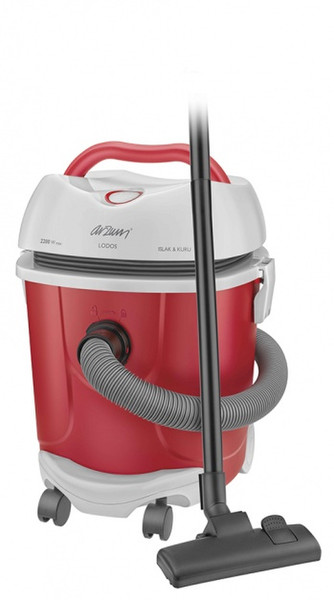 Arzum AR481 Drum vacuum cleaner 6L 2200W Red vacuum