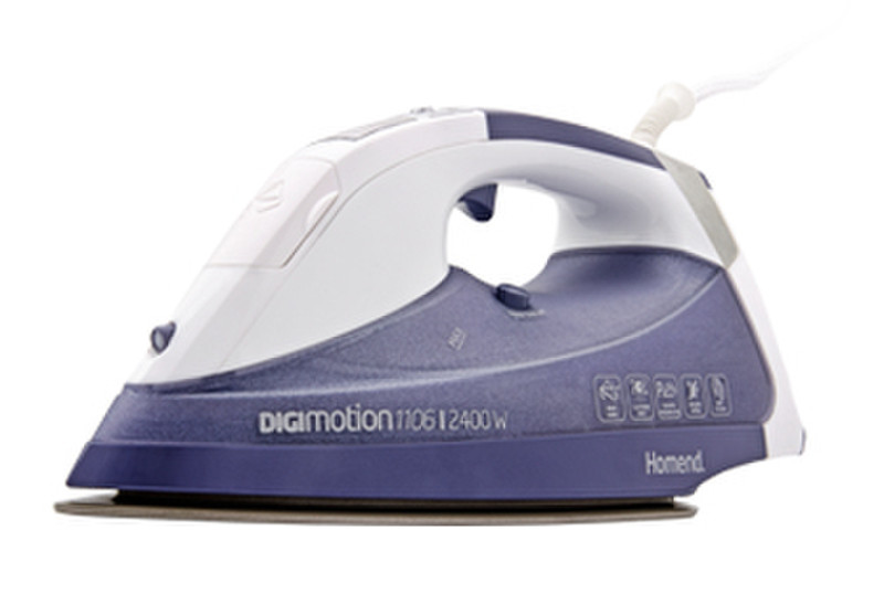 Homend Digimotion 1106 Dry & Steam iron 2400W Violett, Weiß