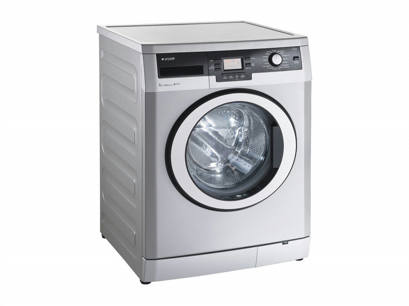 Arcelik 7104 HSE freestanding Front-load 7kg 1000RPM A+++ Silver washing machine