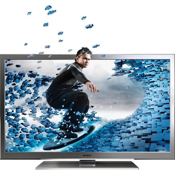 Sunny SN055L3D 55Zoll Full HD 3D Metallisch LED-Fernseher