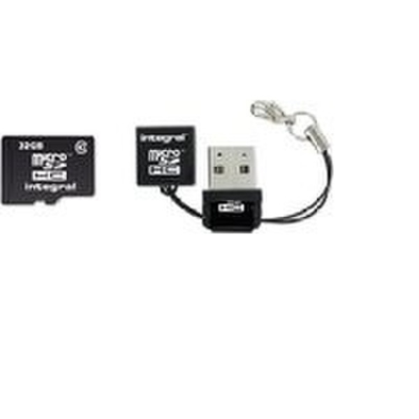 Integral INMSDH32G10-40NAUSBR USB Черный устройство для чтения карт флэш-памяти