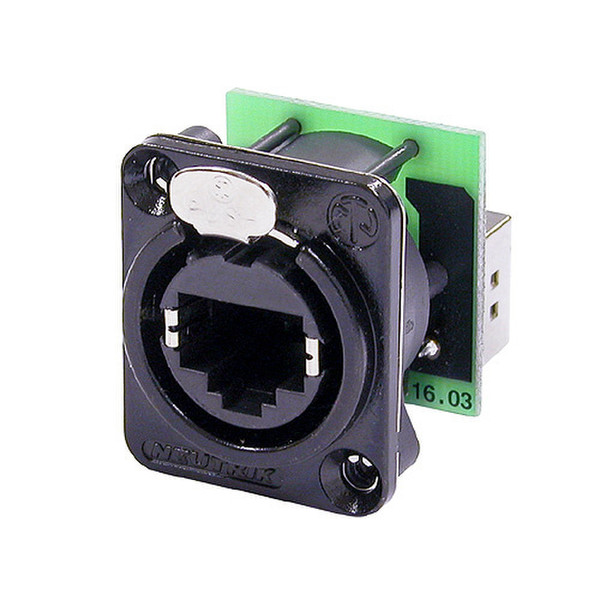 Neutrik NE8FDP-B RJ-45 Black,Green,Silver wire connector