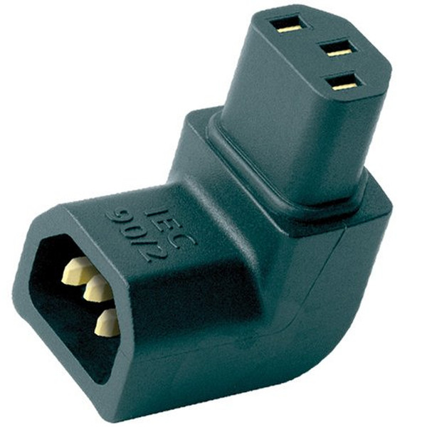 AudioQuest IEC-90/2 Black power plug adapter