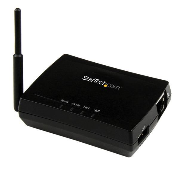 StarTech.com 1 Port USB Wireless-N 150Mbps AirPrint Server - 802.11b/g/n