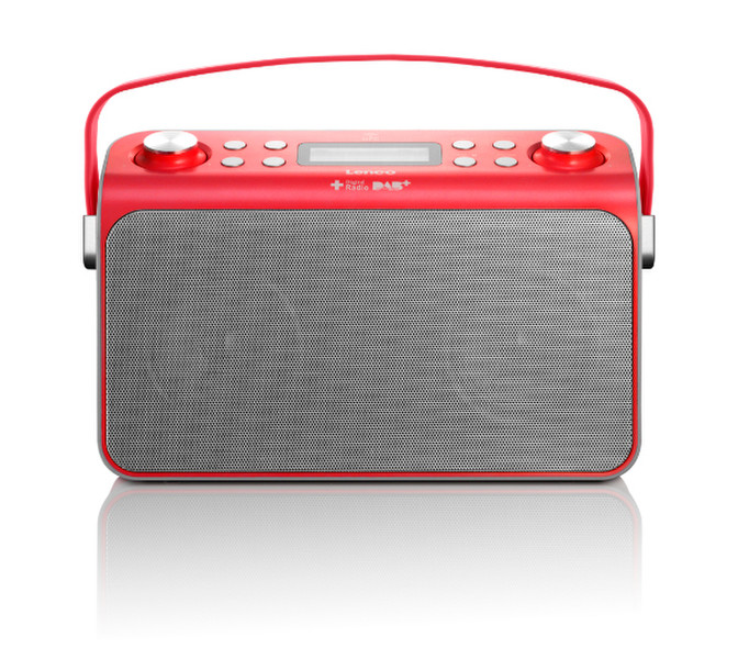 Lenco Lucille Tragbar Rot Radio