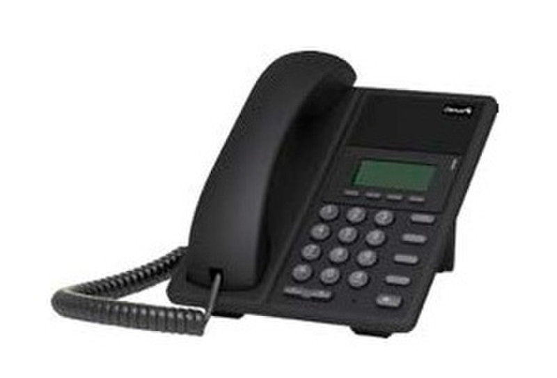 DENWA DW-210P Wired handset 1lines Black IP phone