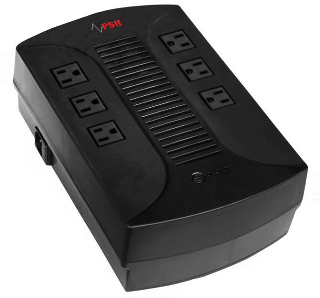 PSH 700 Plus 700VA 6AC outlet(s) Compact Black uninterruptible power supply (UPS)