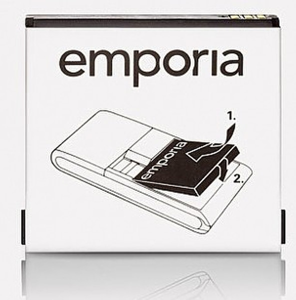 Emporia 1020mAh Li-Ion Lithium-Ion 1020mAh 3.7V Wiederaufladbare Batterie