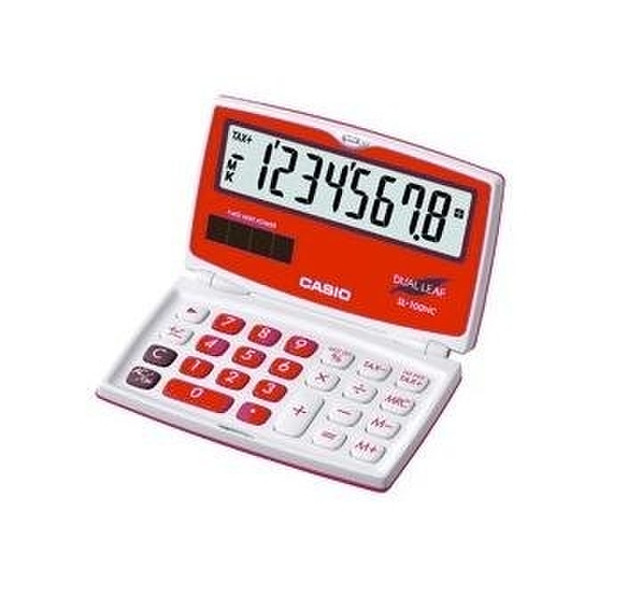 Casio SL-100NC Pocket Basic calculator Red