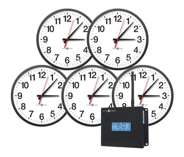 Pyramid Time Systems WSCBA-5 wall clock