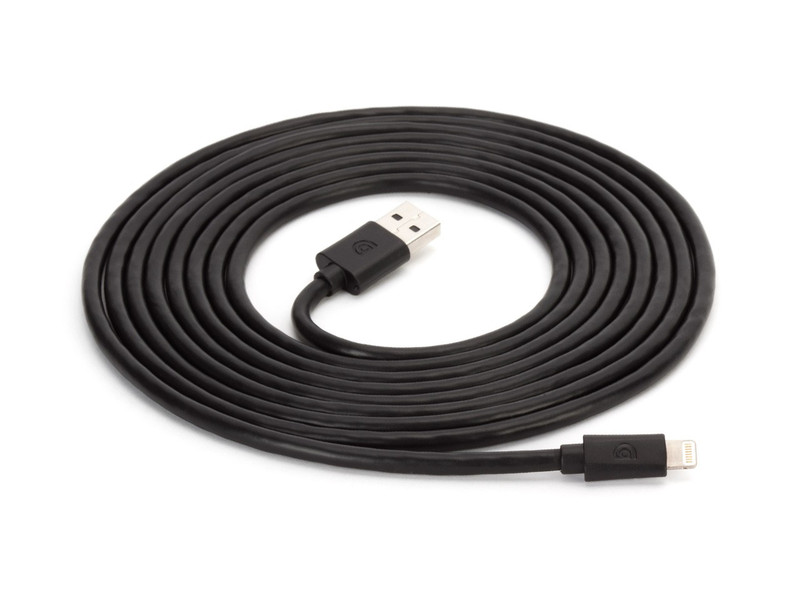 Griffin GC36633-2 3m USB A Lightning Black mobile phone cable