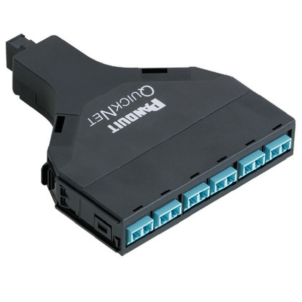 Panduit FQXN-12-10AF LC 1pc(s) Black,Blue fiber optic adapter