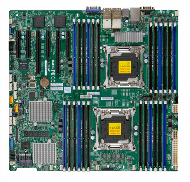 Supermicro MBD-X10DRC-T4+-O Intel C612 Socket R (LGA 2011) ATX server/workstation motherboard