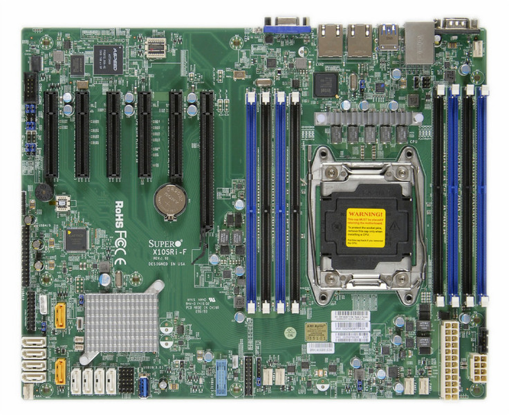 Supermicro X10SRi-F Intel C612 Socket R (LGA 2011) ATX server/workstation motherboard