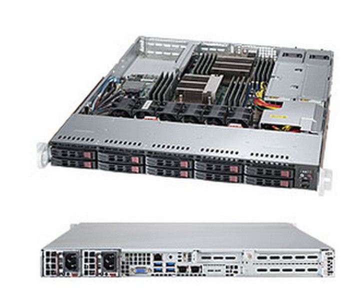 Supermicro SuperServer 1028R-WC1R LGA 2011-v3 1U Черный