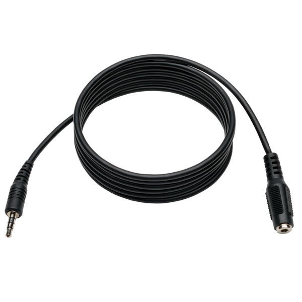 Tripp Lite 3.5mm Mini Stereo Audio 4 Position TRRS Headset Extension Cable (M/F) 6-ft.