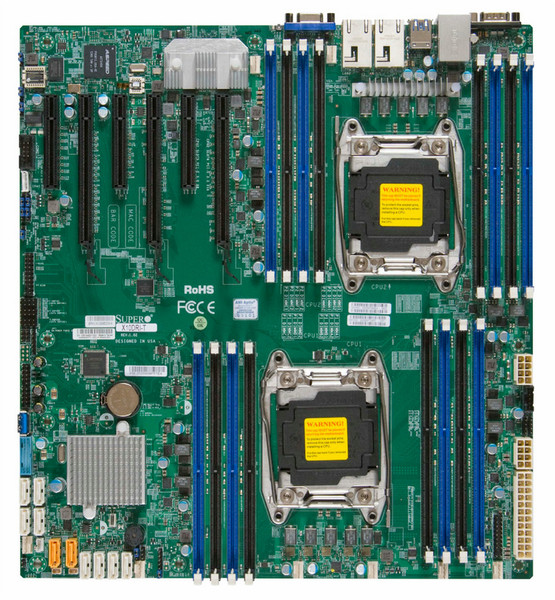 Supermicro X10DRi Intel C612 Socket R (LGA 2011) Erweitertes ATX Server-/Workstation-Motherboard