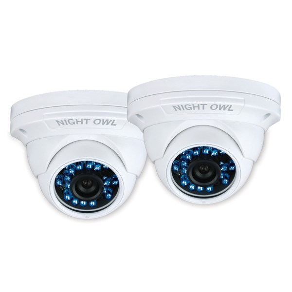 NIGHT OWL CAM-2PK-DM924 CCTV security camera В помещении и на открытом воздухе Dome Белый камера видеонаблюдения