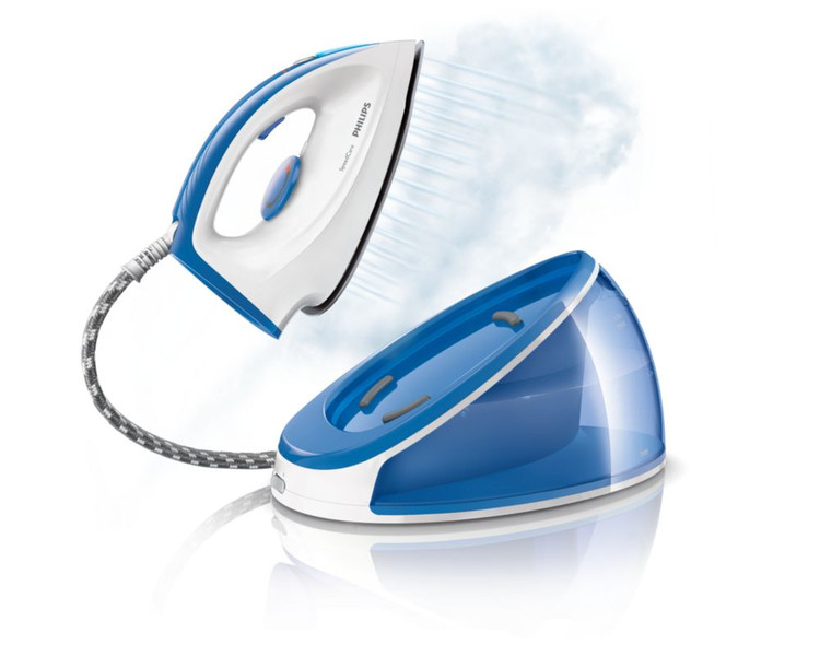 Philips SpeedCare GC6601/20 2400W 1.2L Blue,White steam ironing station