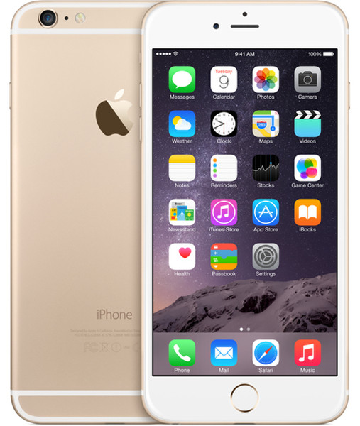 Apple iPhone 6 Plus Одна SIM-карта 4G 16ГБ Золотой смартфон