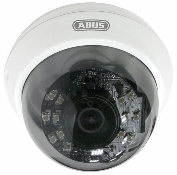 ABUS TVCC34500 CCTV security camera Innen & Außen Kuppel Weiß Sicherheitskamera