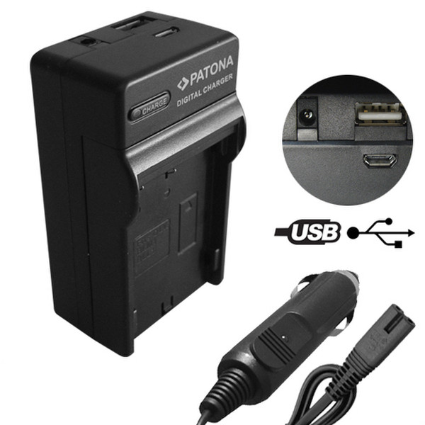 PATONA 5580 Auto/Indoor Black battery charger