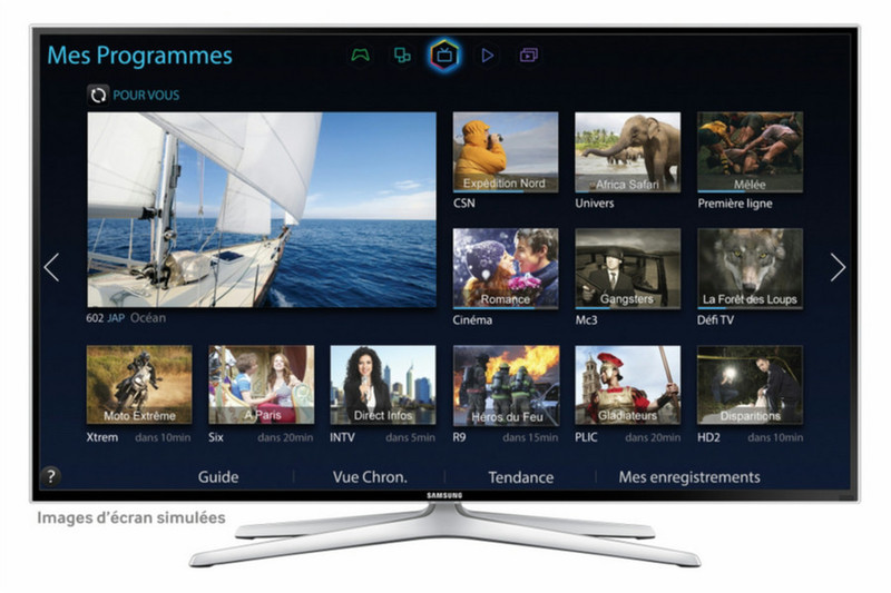 Samsung UE55H6400AW 55Zoll Full HD 3D Smart-TV WLAN Schwarz LED-Fernseher
