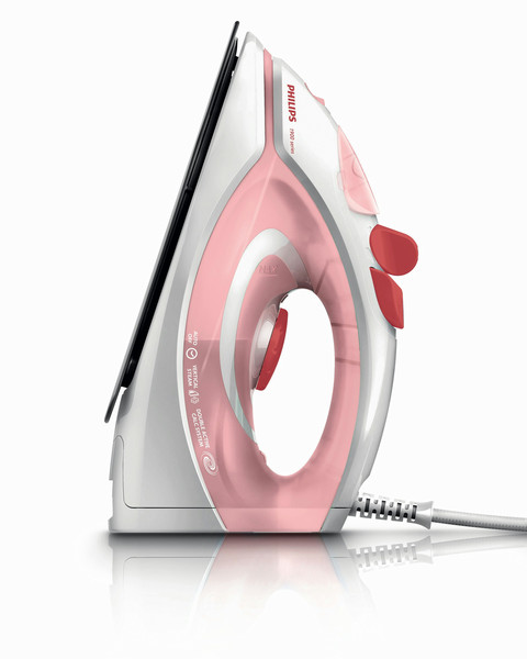 Philips GC1990 Steam iron Ceramic soleplate 1450W Pink,White