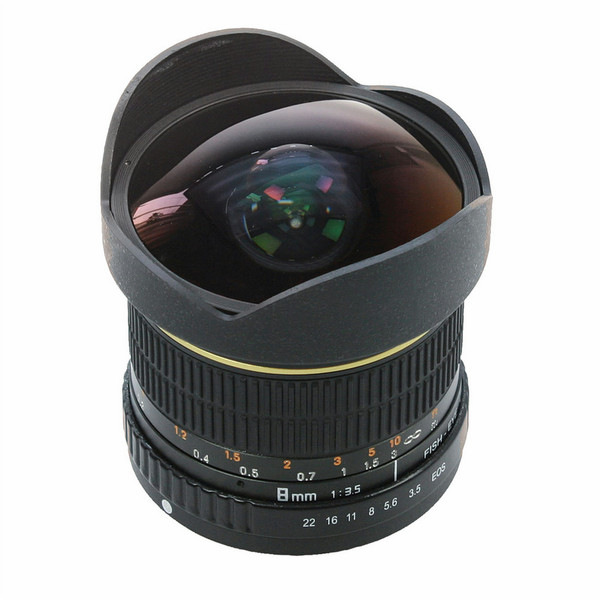 Dörr 8mm f/3.5 Fisheye SLR Wide fish-eye lens Черный