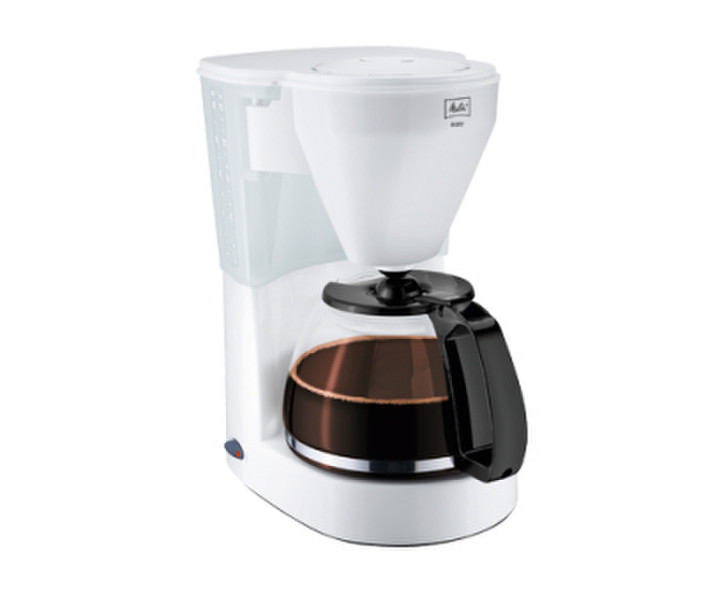 Melitta Easy freestanding Drip coffee maker 1.25L 15cups White