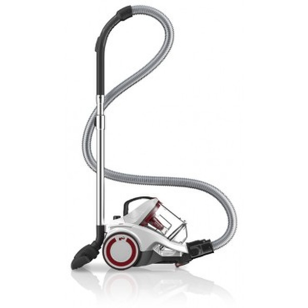 Dirt Devil REBEL23HE Cylinder vacuum 2.7L 800W B Red,Transparent,White