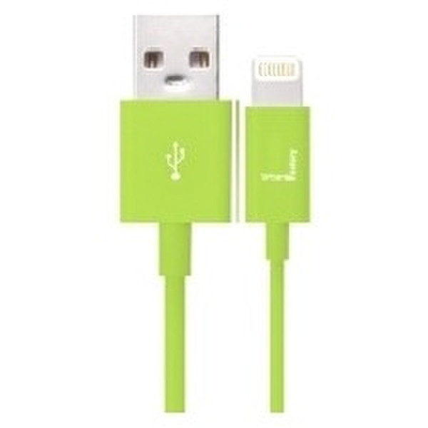 Urban Factory CID05UF 1m USB Lightning Green mobile phone cable