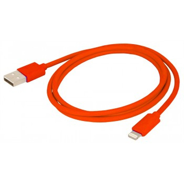 Urban Factory CID04UF 1м USB Lightning Красный дата-кабель мобильных телефонов