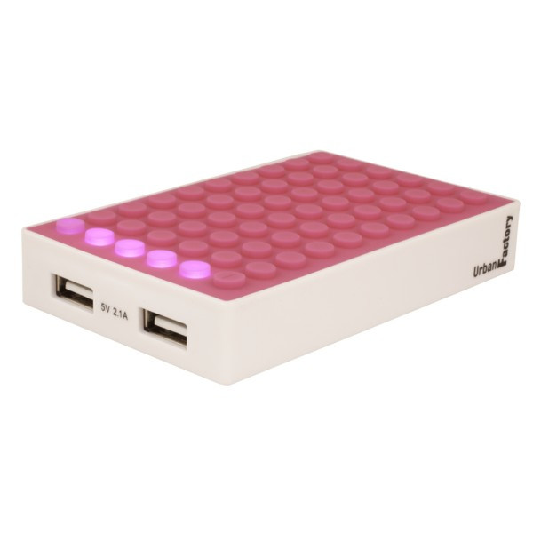 Urban Factory BAB41UF Lithium Polymer (LiPo) 4200mAh Pink power bank