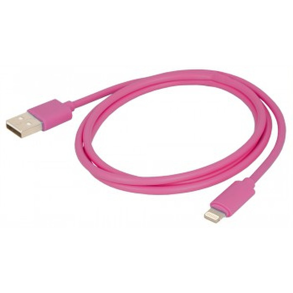 Urban Factory CID02UF 1m USB Lightning Pink Handykabel