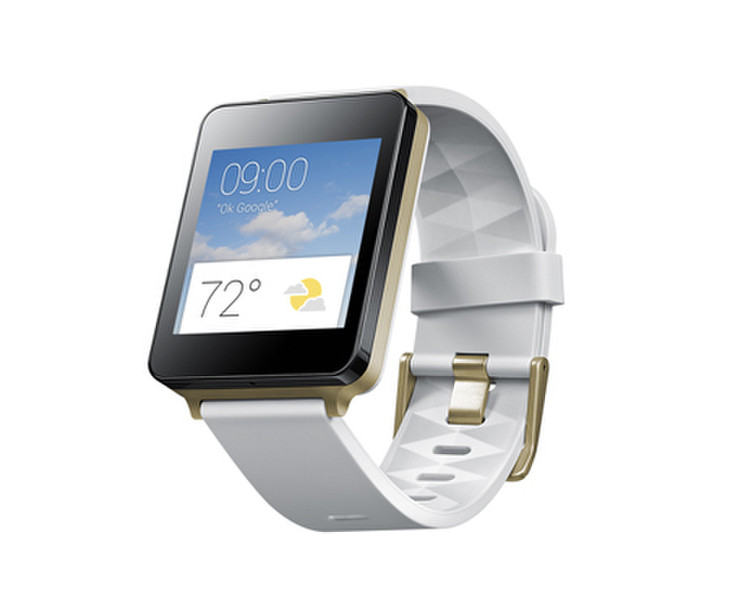 LG G Watch 1.65Zoll IPS 63g Weiß Smartwatch