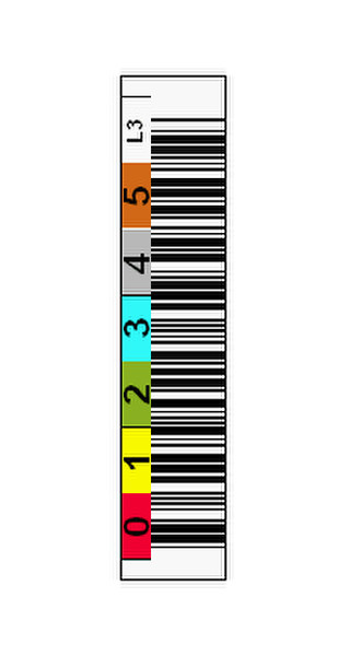 Tri-Optic 1700-003 Barcode Label